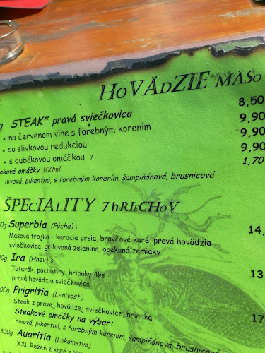 Opinii despre 7 sins în Kotešová - Gastronómia a pohostinstvo