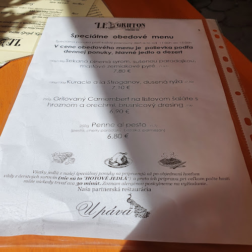 Le Griffon - Gastronómia a pohostinstvo