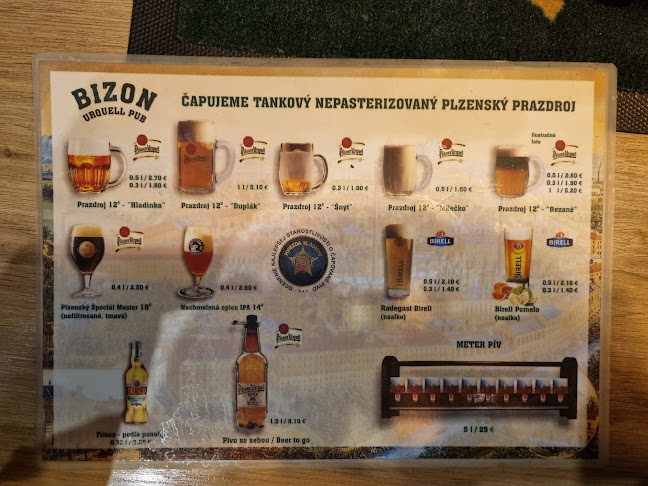 Opinii despre Bizón Urquell Pub în Bratislava - Gastronómia a pohostinstvo