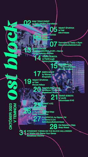 Temný OST BLOCK - Gastronómia a pohostinstvo