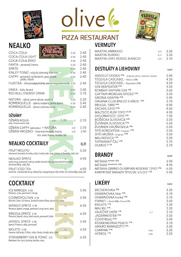 Opinii despre Olive Pizza Restaurant - Optima în Košice - Gastronómia a pohostinstvo