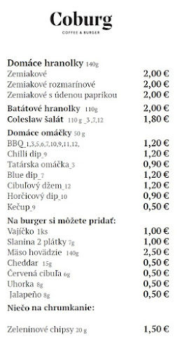 Opinii despre Coburg bistro în Banská Štiavnica - Gastronómia a pohostinstvo