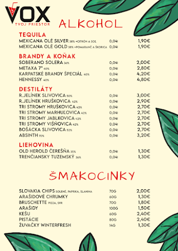 VOX bar - Topoľčany