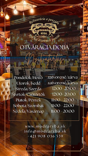 Reštaurácia a Penzión Modrá Ryba