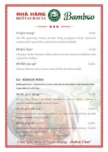 Bamboo Kresánkova - Gastronómia a pohostinstvo