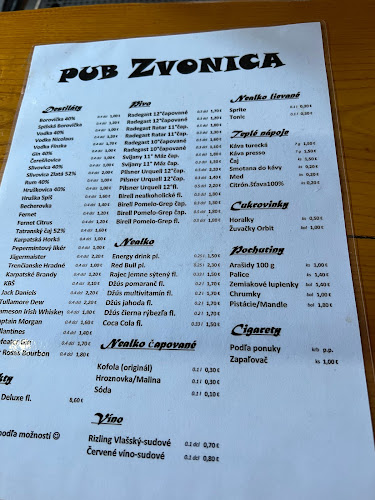 Opinii despre Pub Zvonica în Chrenová - Gastronómia a pohostinstvo