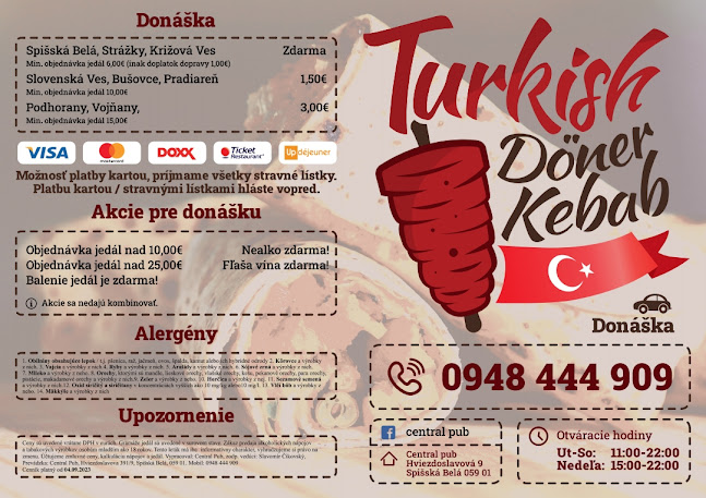 Central Pub Pizza&Kebab - Gastronómia a pohostinstvo