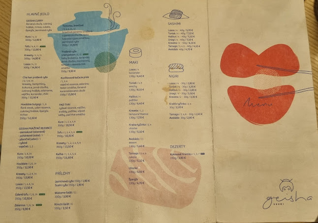 Geisha Sushi Bar - Gastronómia a pohostinstvo