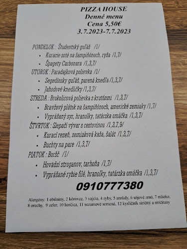 Pizza-House - Gastronómia a pohostinstvo