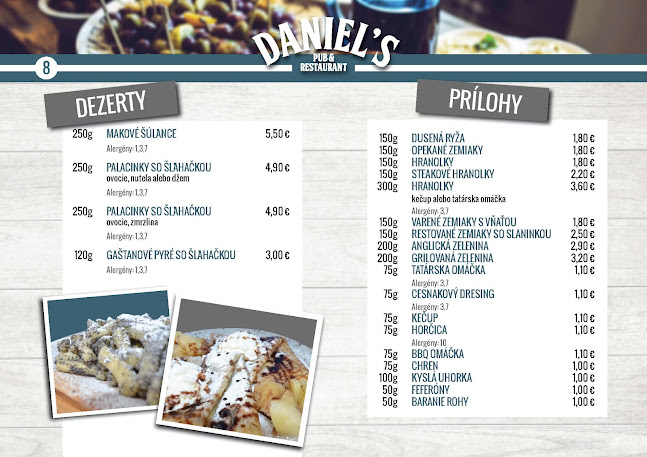 Daniels Pub & Restaurant - Gastronómia a pohostinstvo