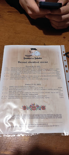 Opinii despre Jedáleň u Jakuba în Bratislava - Gastronómia a pohostinstvo