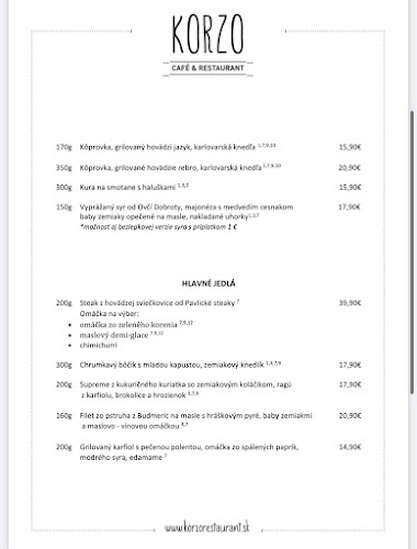 KORZO café & restaurant - old town - Gastronómia a pohostinstvo