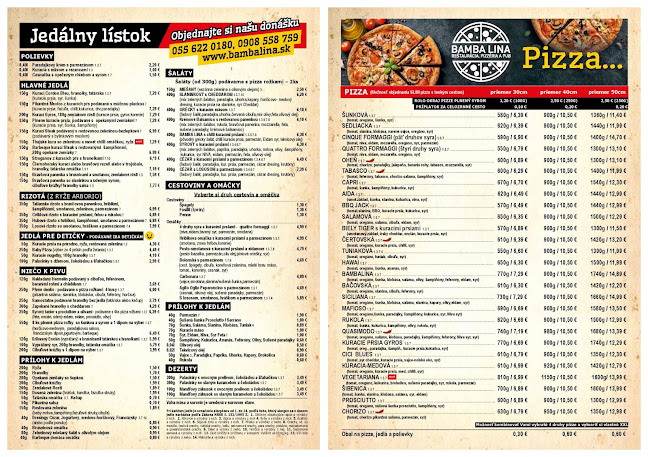 Bamba Lina - reštaurácia, pizzéria a pub