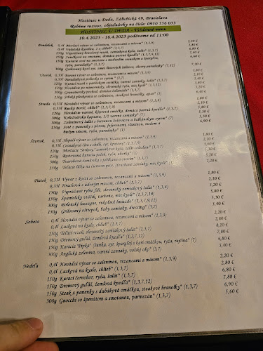 Opinii despre Hostinec U deda în Ružinov - Gastronómia a pohostinstvo