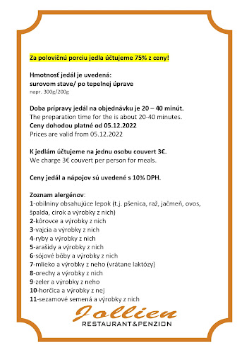 Penzión a Reštaurácia Jollien