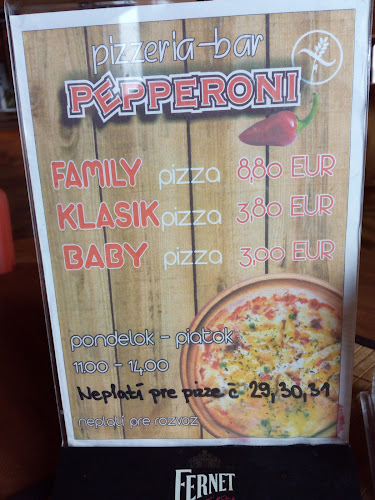 Pepperoni - Gastronómia a pohostinstvo
