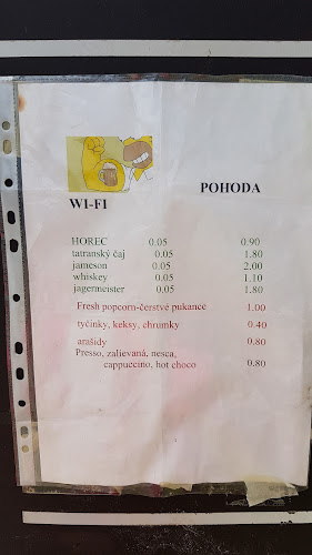 V Pohode - Gastronómia a pohostinstvo