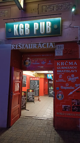 Krčma Gurmánov Bratislavy | KGB - Gastronómia a pohostinstvo