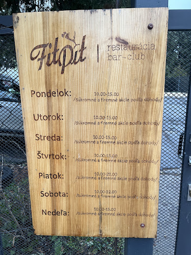 Fit-Pit Club - Gastronómia a pohostinstvo