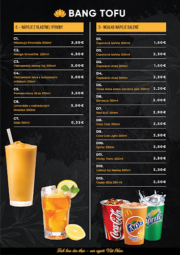 Comentarii opinii despre Bang Tofu Vietnamská Reštaurácia