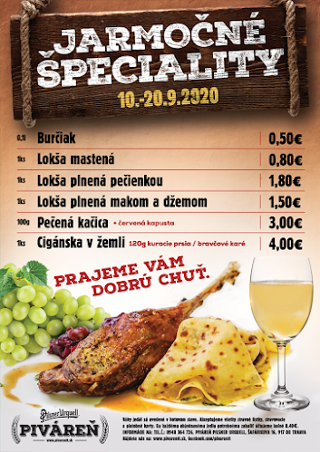 Opinii despre Piváreň Pilsner Urquell în Trnava - Gastronómia a pohostinstvo