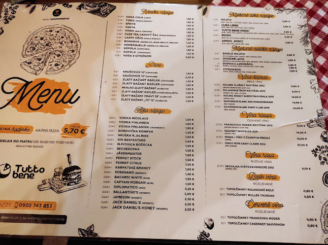 Tutto Bene Pizzeria - Gastronómia a pohostinstvo