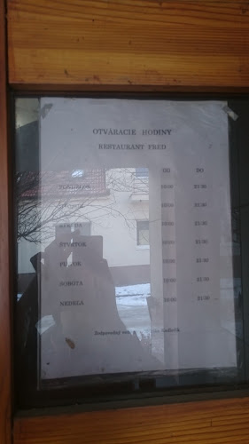 Opinii despre Restaurant Fred, Freddie în Bratislava - Gastronómia a pohostinstvo