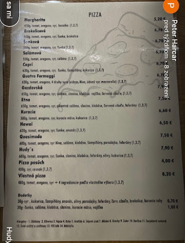 Hudy´s pizza - Gastronómia a pohostinstvo