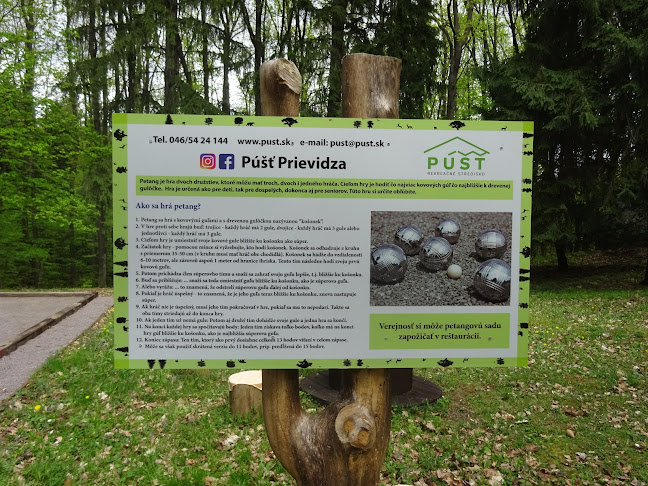 Rekreačné stredisko PÚŠŤ - Gastronómia a pohostinstvo