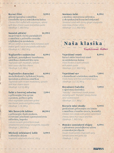 Penzión MartINN - Gastronómia a pohostinstvo