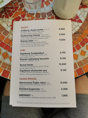 Opinii despre Čajka în Trnava - Gastronómia a pohostinstvo