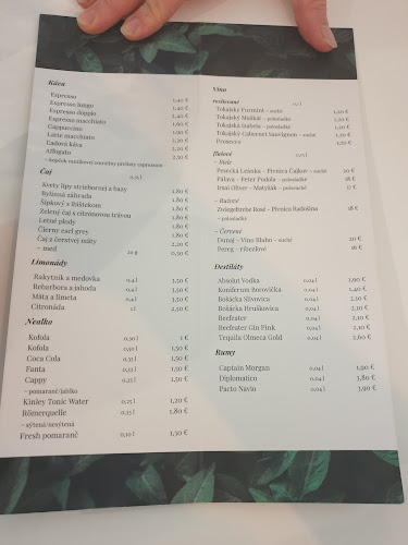 Opinii despre Botanica bistro în Dolný Kubín - Gastronómia a pohostinstvo