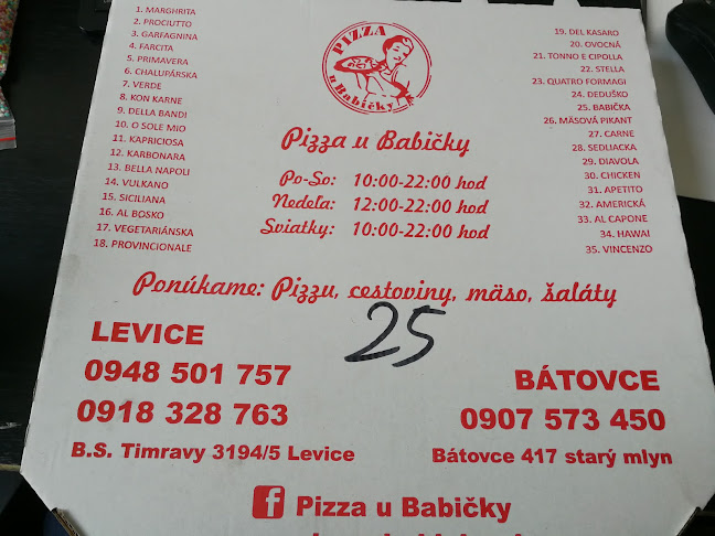 Opinii despre Pizza u babičky în Levice - Gastronómia a pohostinstvo