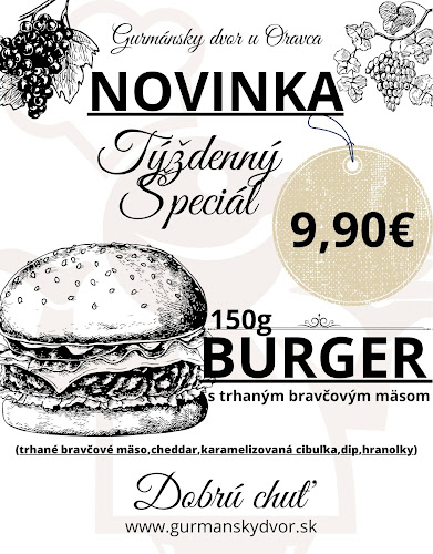 Opinii despre Gurmánsky dvor u Oravca în Ružinov - Gastronómia a pohostinstvo