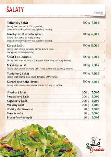 La Gondola - Gastronómia a pohostinstvo