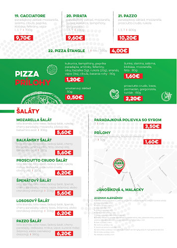 Opinii despre Pizza Pazzo & Fresh Salads în Malacky - Gastronómia a pohostinstvo