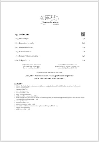 Reštaurácia Zemianska kúria | Slovenská kuchyňa Liptov - Gastronómia a pohostinstvo