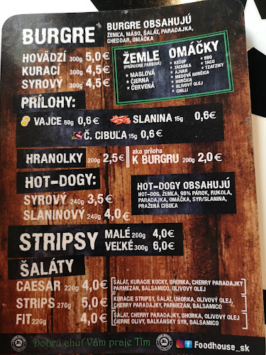 Opinii despre FOOD HOUSE SK în Kysucké Nové Mesto - Gastronómia a pohostinstvo