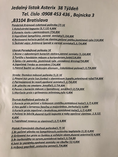 Reštaurácia Asterix - Bratislava