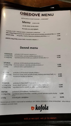 Opinii despre STARÝ PIVOVAR U BOCIANA - reštaurácia, ubytovanie Kysucké Nové Mesto în Kysucké Nové Mesto - Gastronómia a pohostinstvo