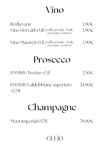 CAFÉ CELIO Skalica - Gastronómia a pohostinstvo