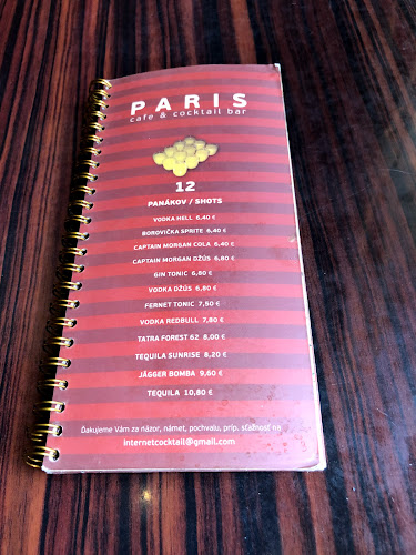 Paris Café - Gastronómia a pohostinstvo
