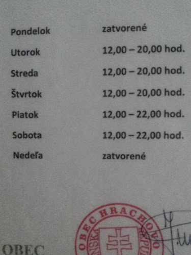 Opinii despre Pizzeria Serpentína în Hrachovo - Gastronómia a pohostinstvo