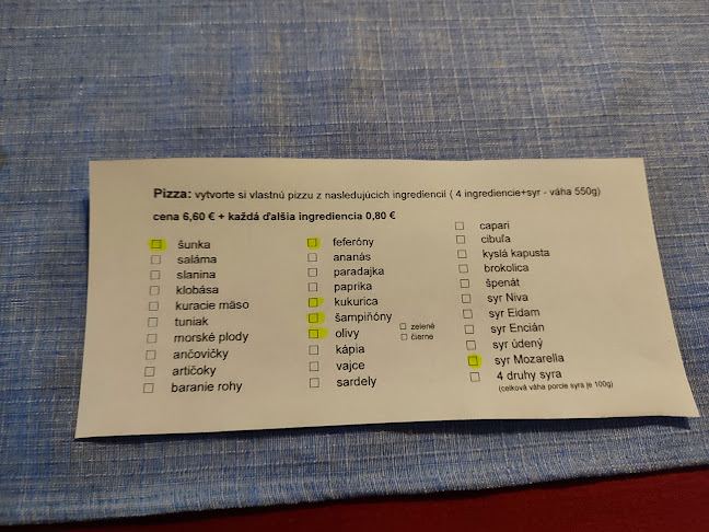 Reštaurácia Sunny - Senica