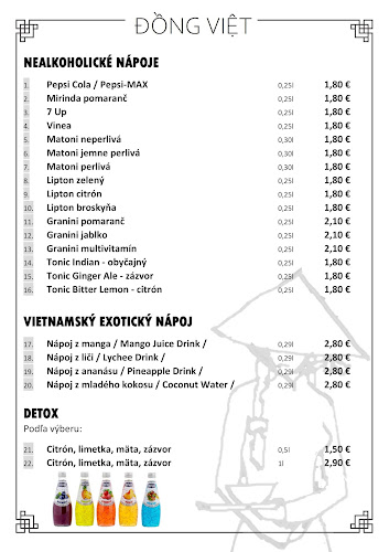 Dong Viet reštaurácia Malacky - Gastronómia a pohostinstvo