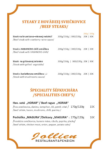 Penzión a Reštaurácia Jollien - Námestovo