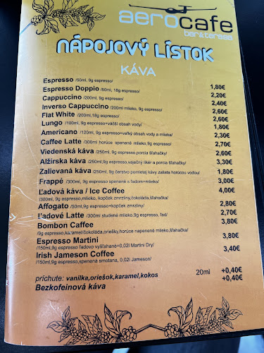 AeroCafe - Gastronómia a pohostinstvo