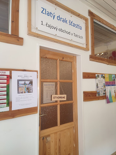 Zlatý drak štastia 1. čajový obchod v Tatrách