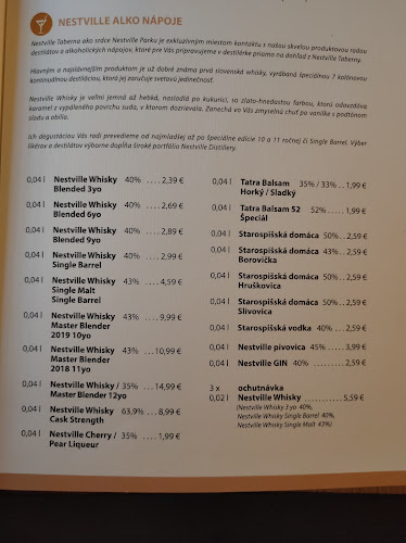 Nestville Taberna - Gastronómia a pohostinstvo