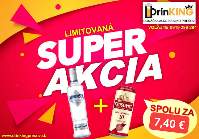 Drinking Prešov - donáška alkoholu - Sekčov